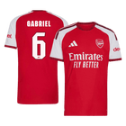 GABRIEL #6 Arsenal Domicile Maillot 2026/27 Rouge Joueur - UCL