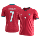 RONALDO #7 Portugal Home Jersey - 2026 World Cup Red - Super