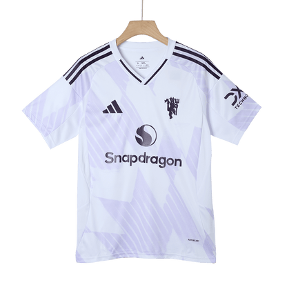 B.FERNANDES #8 Maillot Extérieur Manchester United 2025/26 Blanc