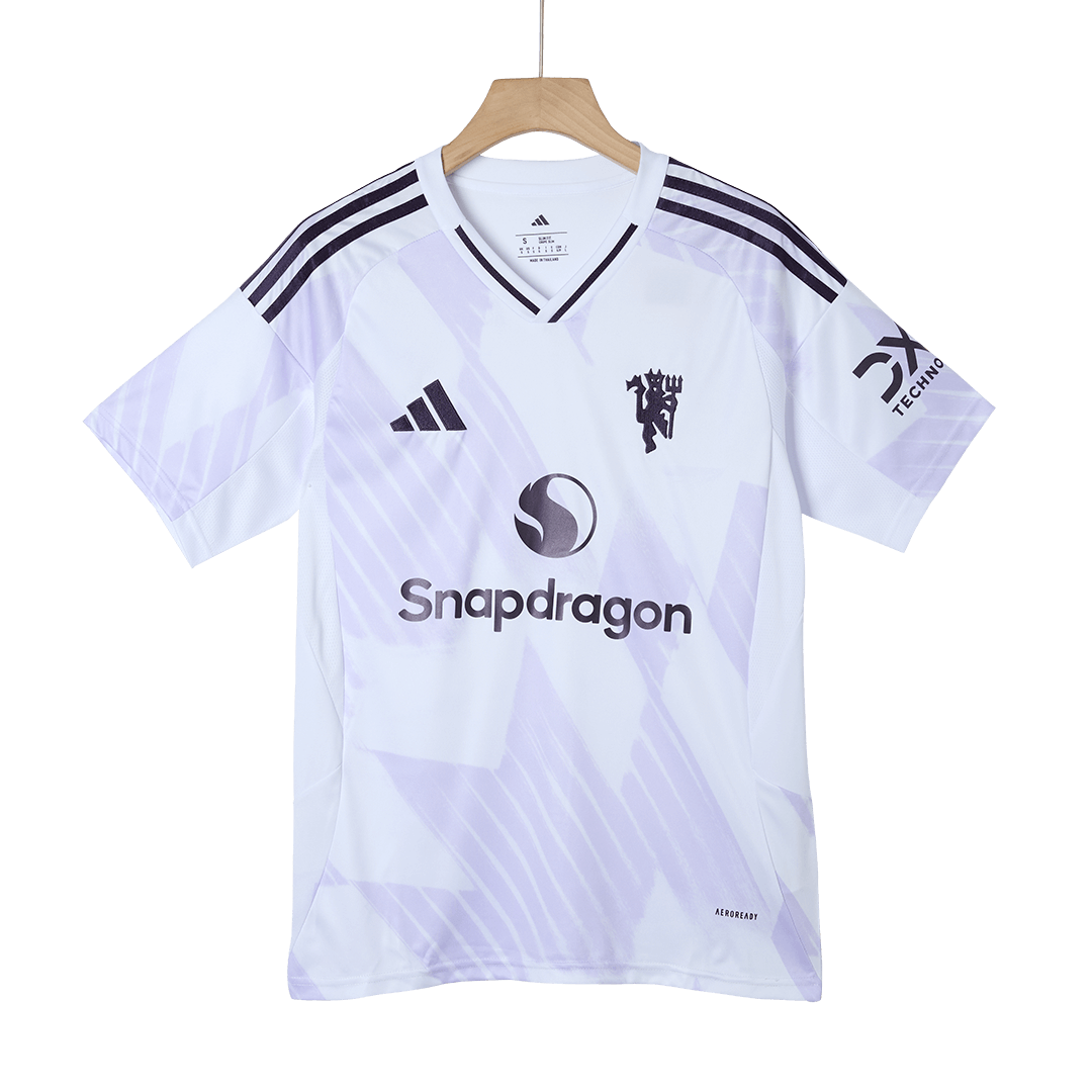 MOUNT #7 Manchester United Maillot Extérieur 2025/26 Blanc