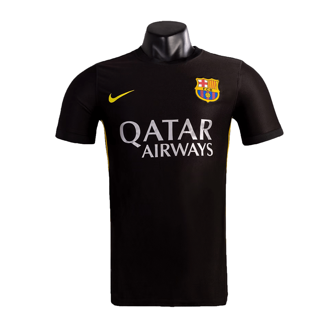 Maillot Rétro Barcelone Troisième 2013/14 Noir