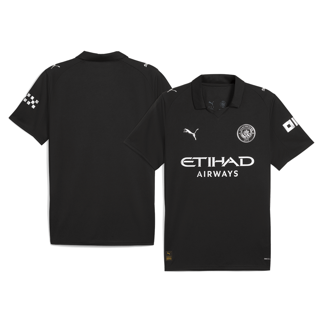 Maillot Extérieur Manchester City 2025/26 Noir