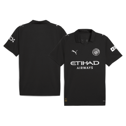 Maillot Extérieur Manchester City 2025/26 Noir