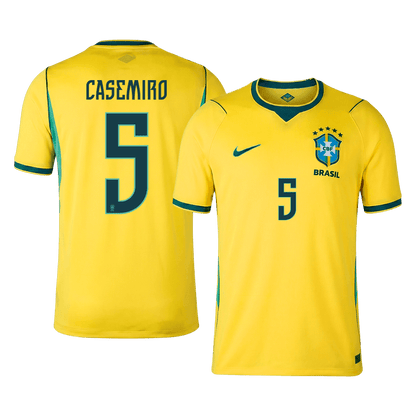 CASEMIRO #5 Brazil Home Jersey - 2026 World Cup Yellow - Super