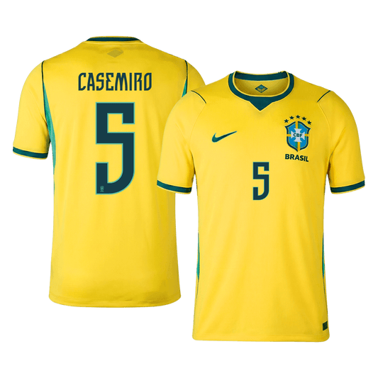 CASEMIRO #5 Brazil Home Jersey - 2026 World Cup Yellow - Super