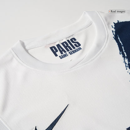 KVARATSKHELIA #7 PSG Maillot Extérieur 2025/26 Blanc - UCL