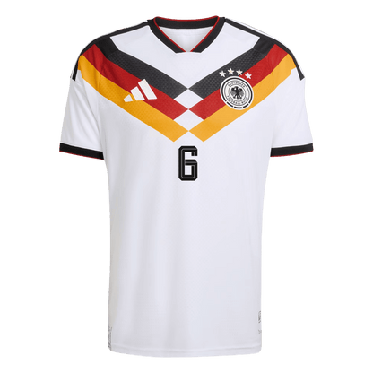 KIMMICH #6 Allemagne Domicile Maillot - Coupe du Monde 2026 Blanc Joueur