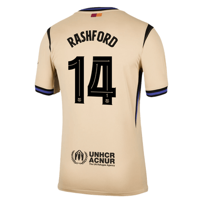 RASHFORD #14 Maillot Extérieur Barcelone 2025/26 Jaune - UCL