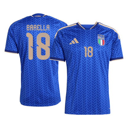 Barella #18 Italy Home Shirt - 2026 World Cup Blue - Super