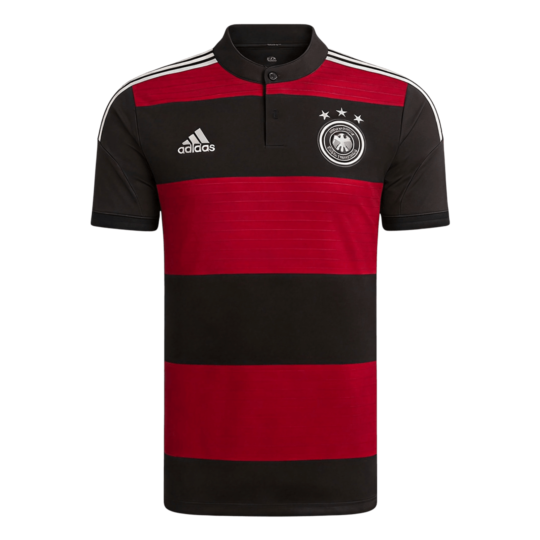 Maillot Rétro Extérieur Allemagne 2014 Noir&Rouge