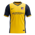 Maillot Rétro Atlético Madrid Extérieur 2013/14 Jaune