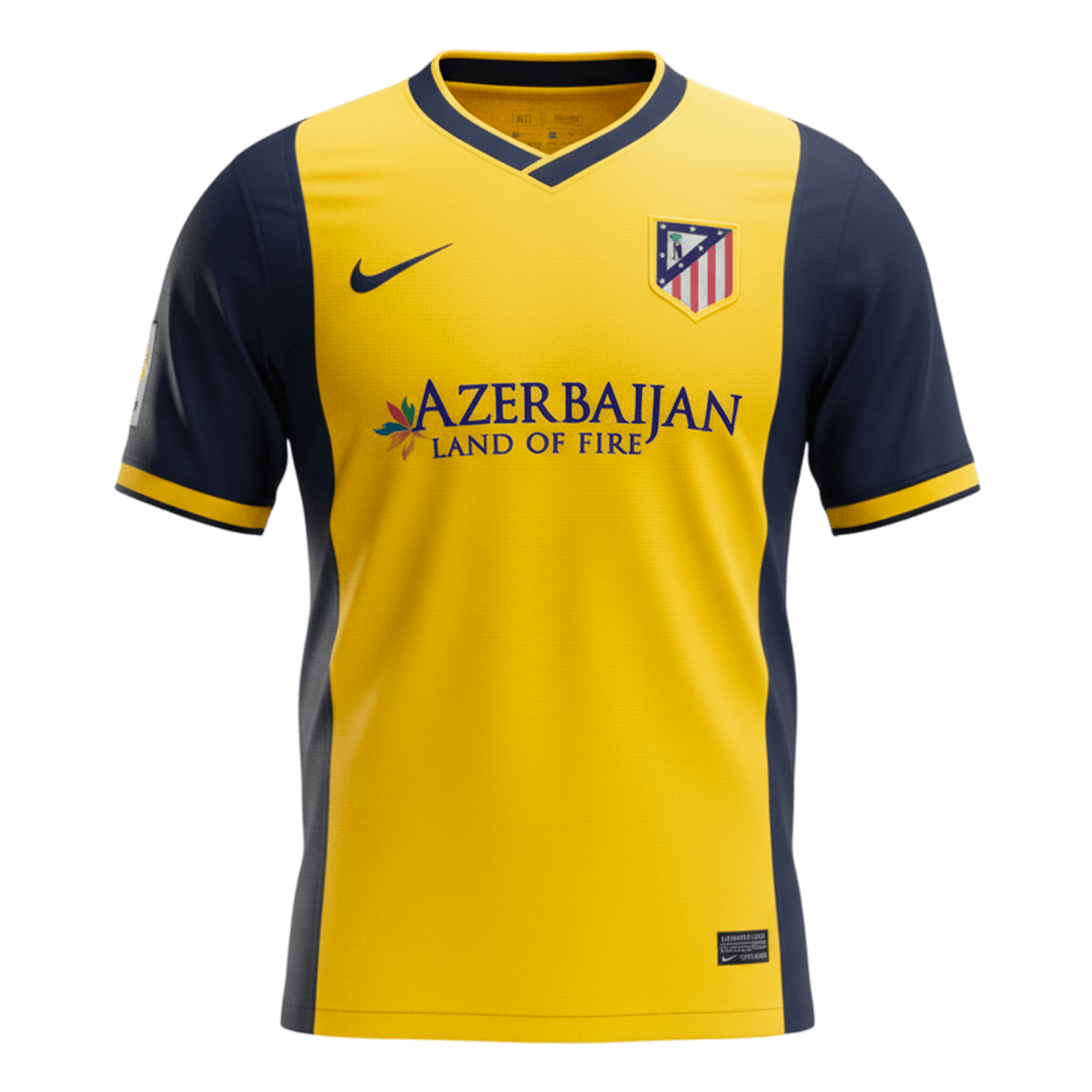 Maillot Rétro Atlético Madrid Extérieur 2013/14 Jaune