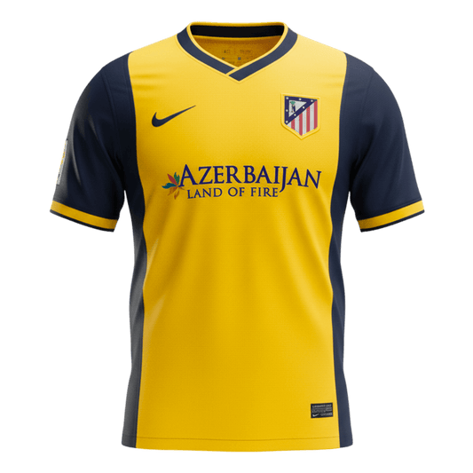 Retro Atletico Madrid Extérieur Maillot 2013/14 Jaune