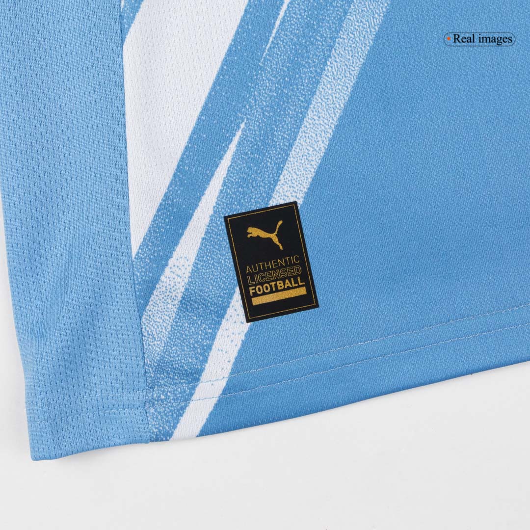 Manchester City Domicile Maillot 2025/26 Bleu - Super