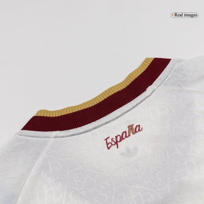 GAVI #9 Espagne Extérieur Maillot - Coupe du Monde 2026 Blanc Joueur