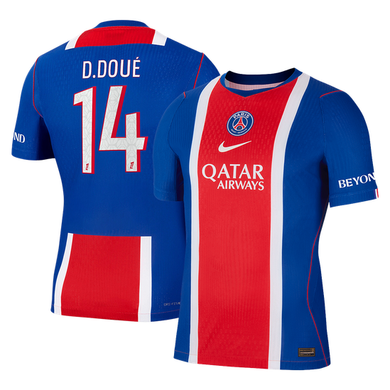D. DOUÉ #14 PSG Domicile Maillot 2026/27 Dark Blue Joueur
