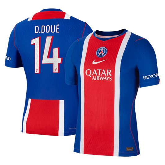 D. DOUÉ #14 PSG Domicile Maillot 2026/27 Dark Blue Joueur