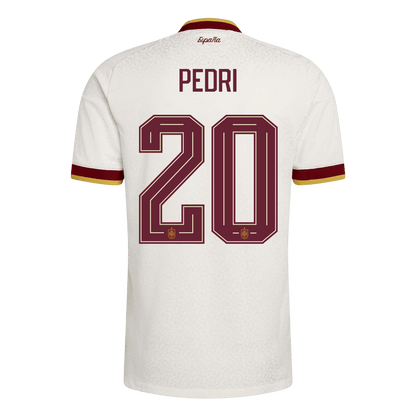 PEDRI #20 Spain Away Jersey - 2026 World Cup White Player