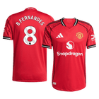 B.FERNANDES #8 Manchester United Domicile Maillot 2025/26 Rouge Joueur