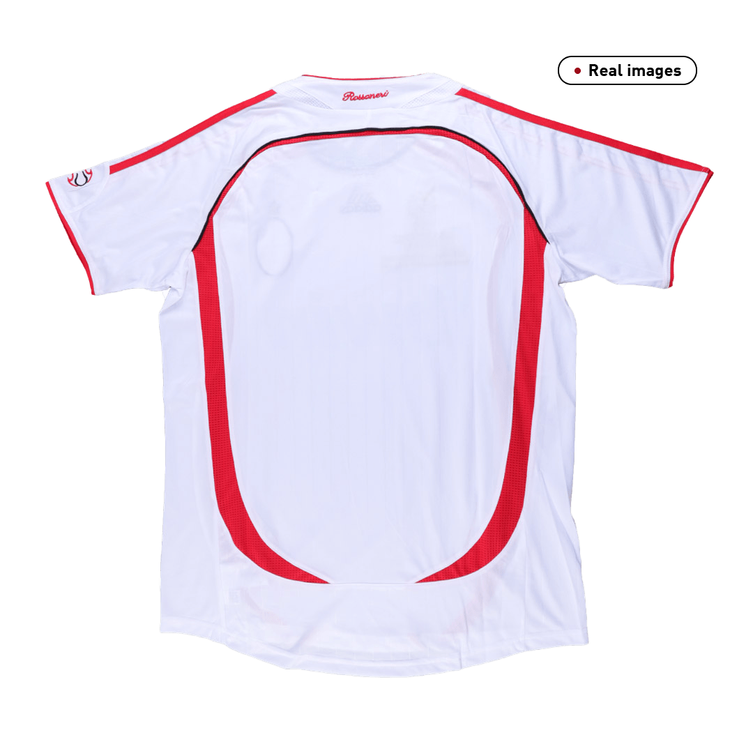 Retro AC Milan Extérieur Maillot 2006/07 Blanc - UCL