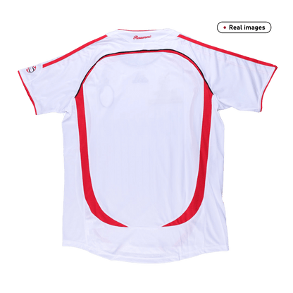 Retro AC Milan Extérieur Maillot 2006/07 Blanc - UCL