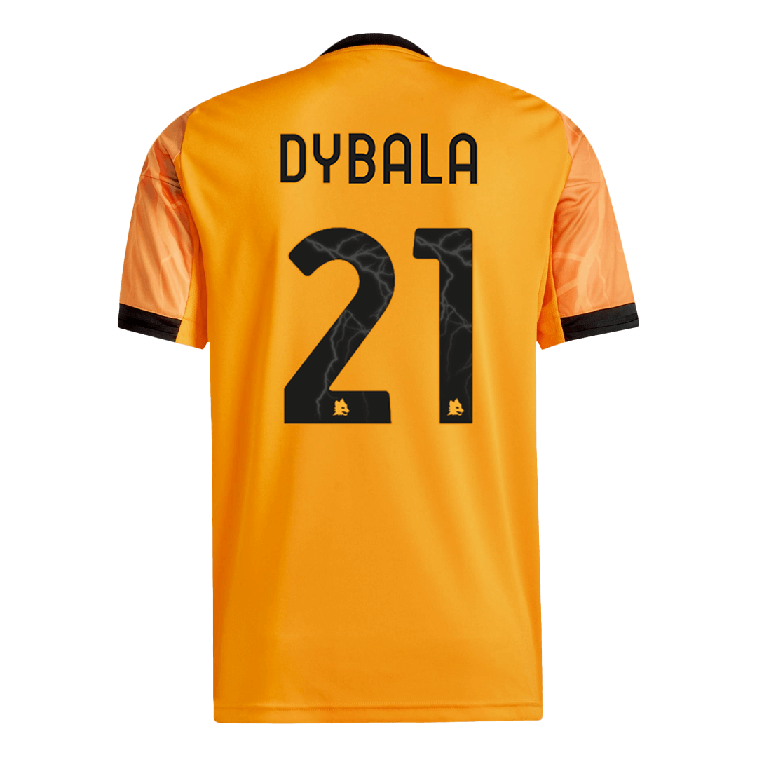 DYBALA #21 Maillot Extérieur AS Roma 2025/26 Orange