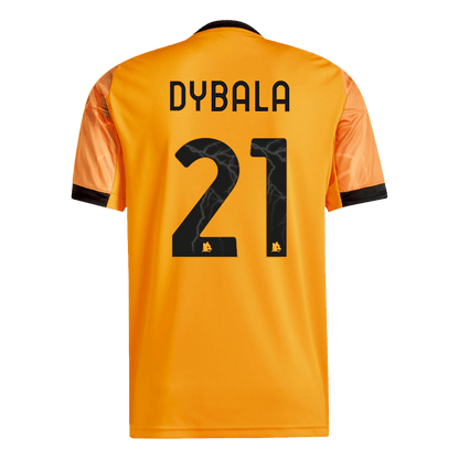 DYBALA #21 Maillot Extérieur AS Roma 2025/26 Orange