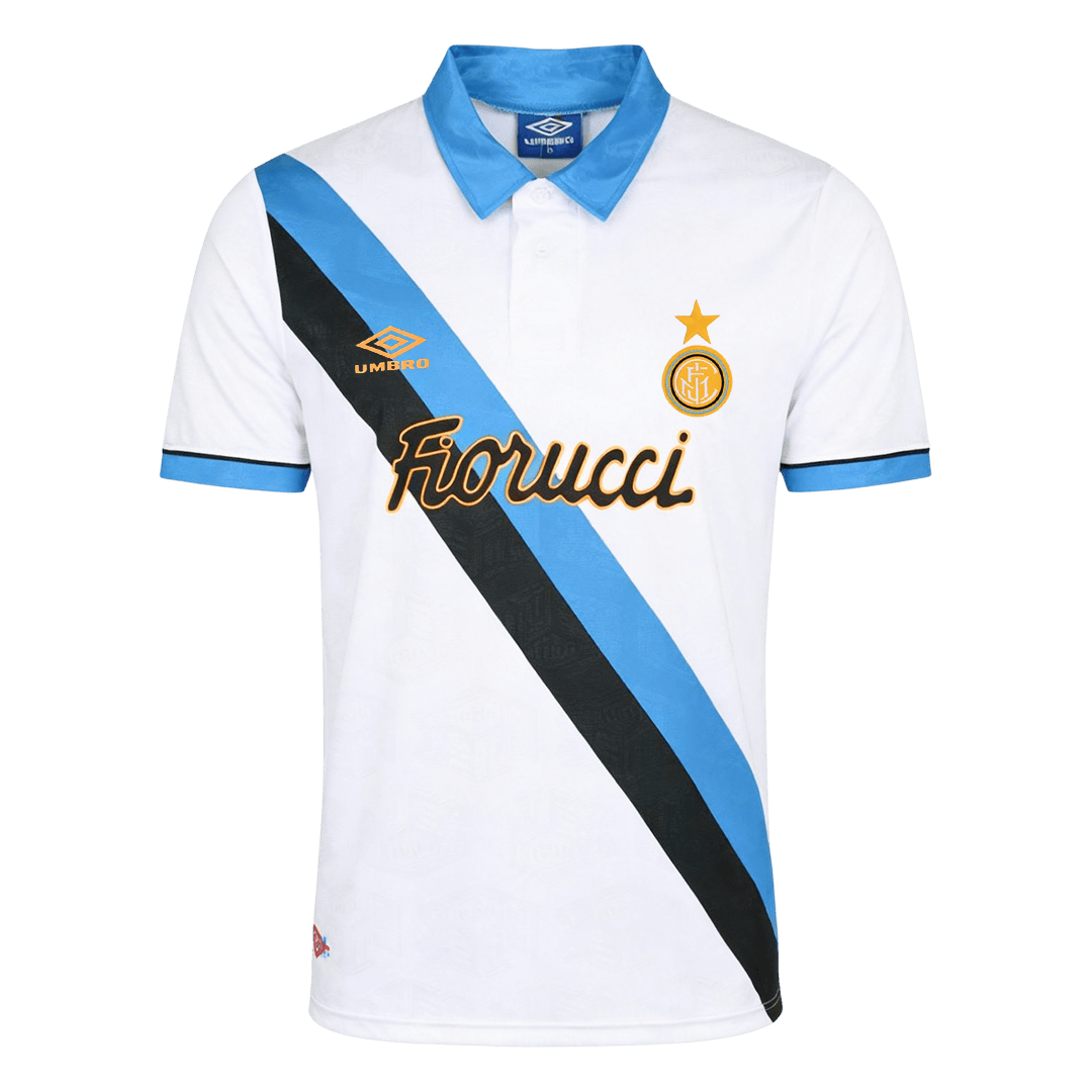Maillot Rétro Extérieur Inter Milan 1994/95 Blanc