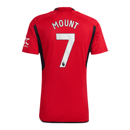 MOUNT #7 Manchester United Domicile Maillot 2023/24 Rouge