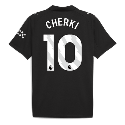 Maillot Extérieur CHERKI #10 Manchester City 2025/26 Noir