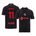RAPHINHA #11 Barcelone Maillot Extérieur 2024/25 Noir - UCL