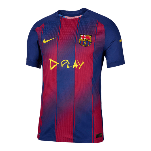 Maillot Domicile Barcelone 2025/26 Rouge et Bleu Joueur