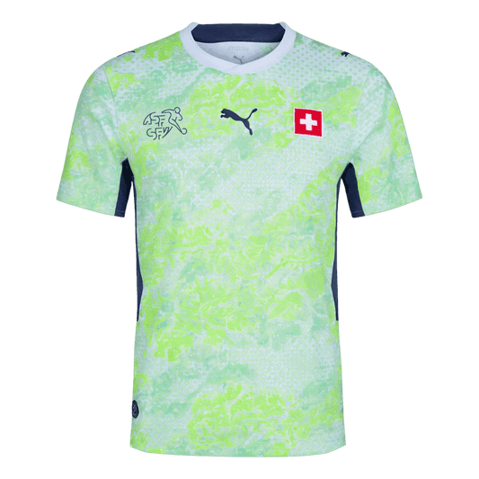 Maillot extérieur Suisse - Coupe du Monde 2026 Vert Joueur