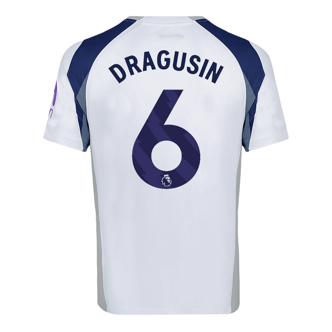 DRAGUSIN #6 Tottenham Hotspur Domicile Maillot 2025/26 Blanc