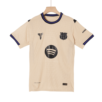 F.DE JONG #21 Barcelone Maillot Extérieur 2025/26 Jaune Joueur - UCL