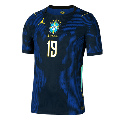 ENDRICK #19 Brazil Away Shirt - 2026 World Cup Navy Player