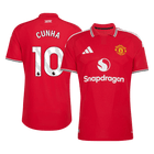 CUNHA #10 Manchester United Domicile Maillot 2026/27 Rouge Joueur