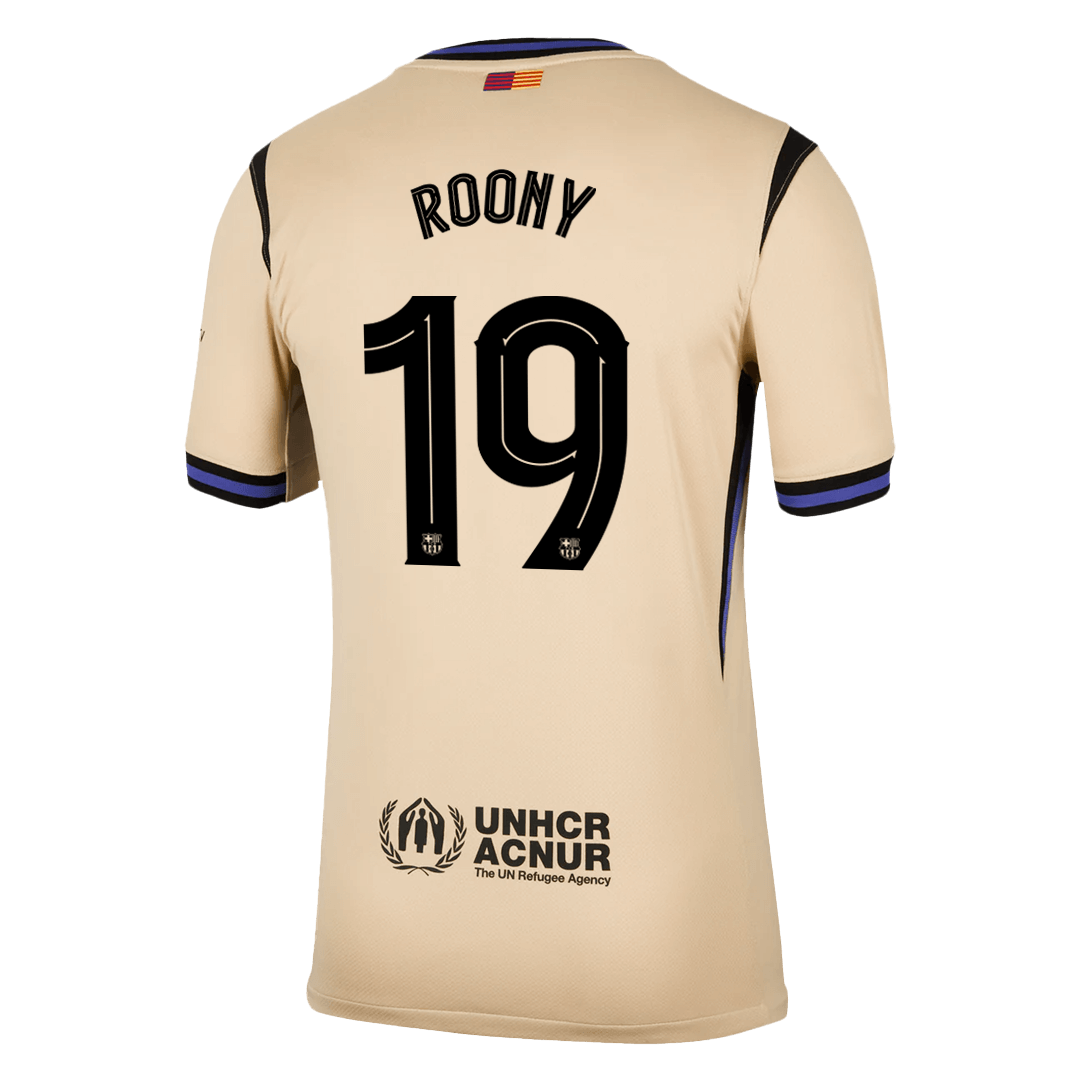 ROONY #19 Barcelone Maillot Extérieur 2025/26 Jaune - UCL