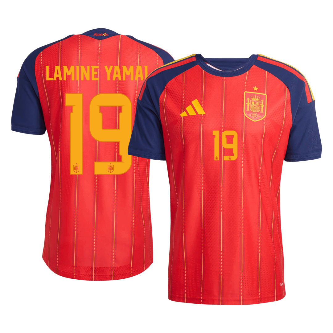 LAMINE YAMAL #19 Spain Home Jersey - 2026 World Cup Red Player
