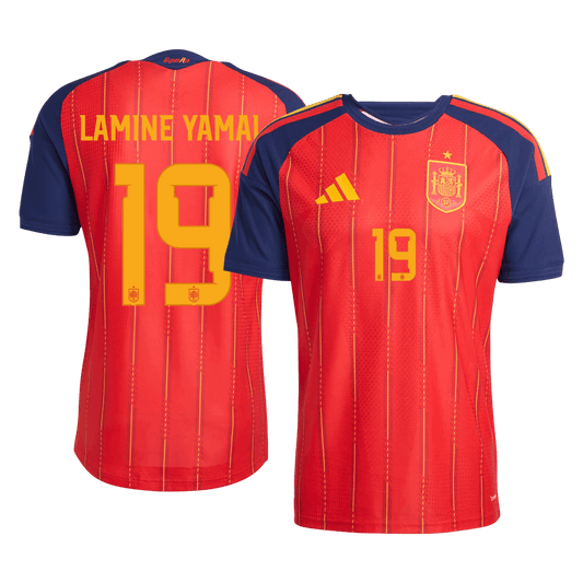 LAMINE YAMAL #19 Spain Home Jersey - 2026 World Cup Red Player