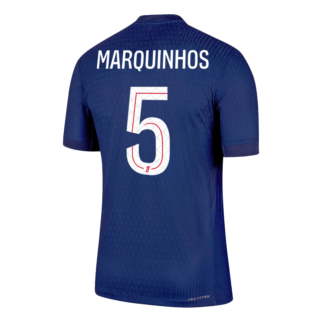 MARQUINHOS #5 PSG Domicile Maillot 2025/26 Bleu marine Joueur