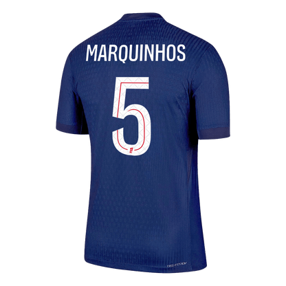 MARQUINHOS #5 PSG Domicile Maillot 2025/26 Bleu marine Joueur