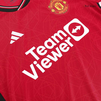 HØJLUND #11 Maillot Domicile Manchester United 2023/24 Rouge