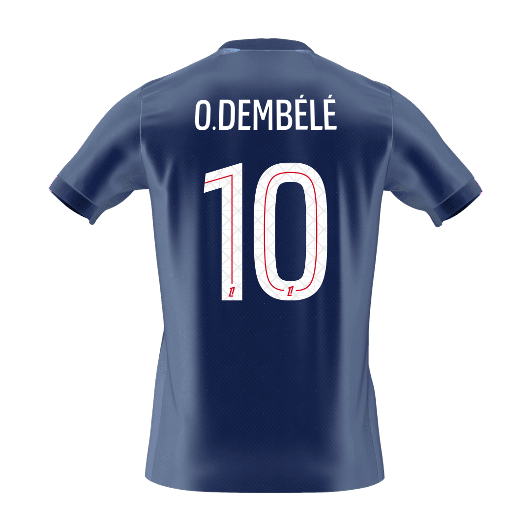 O.DEMBÉLÉ #10 PSG Domicile Maillot 2025/26 Bleu marine - Super