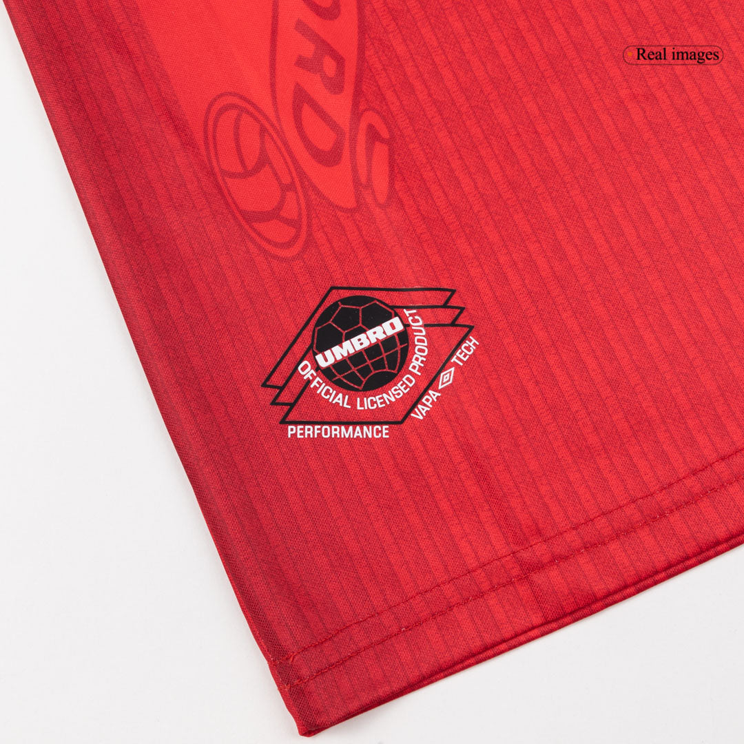 Maillot domicile rétro Manchester United 1996/97 rouge