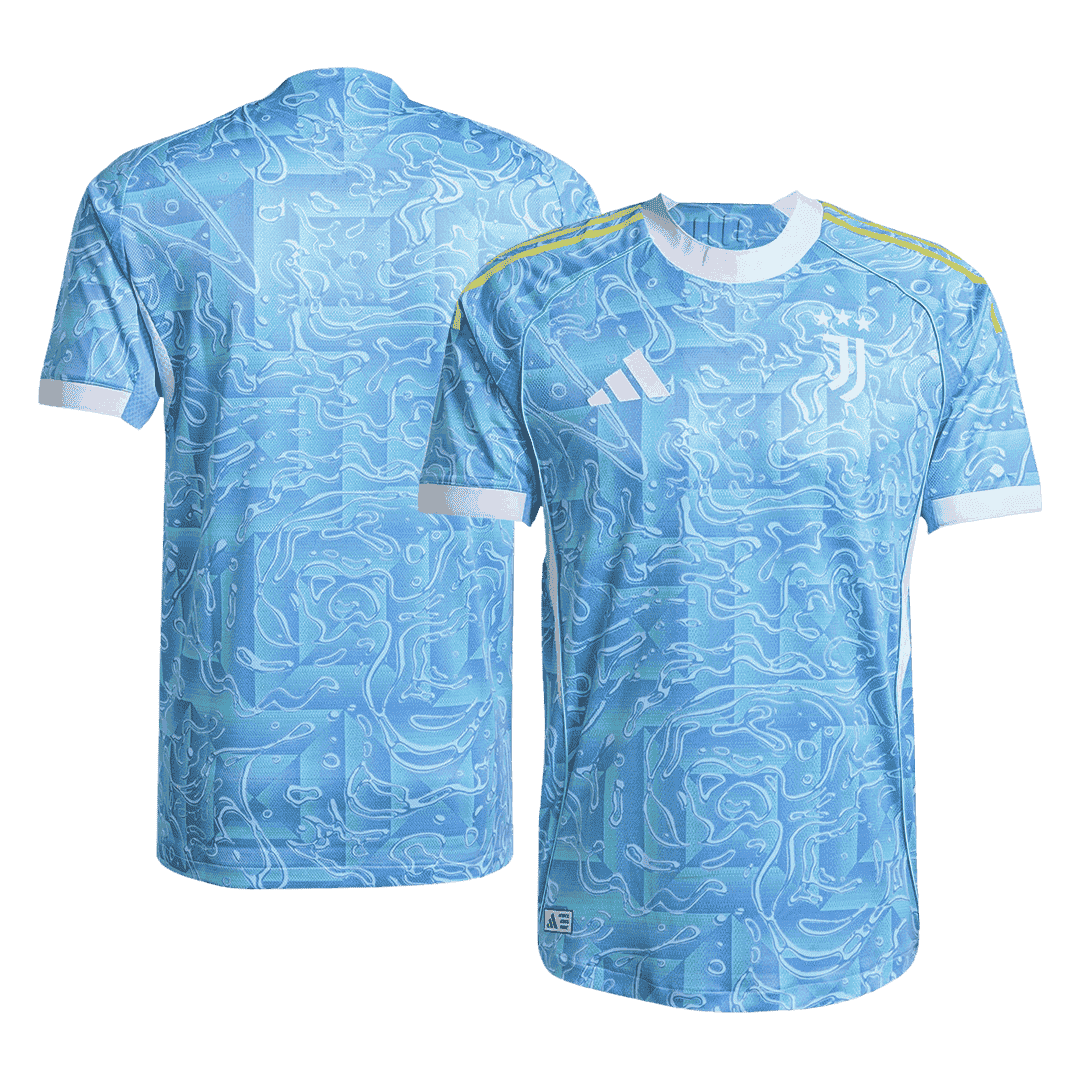 Maillot Extérieur Juventus Joueur 2025/26 Bleu