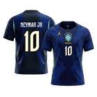 NEYMAR JR #10 Brazil Away Jersey - 2026 World Cup Navy Player
