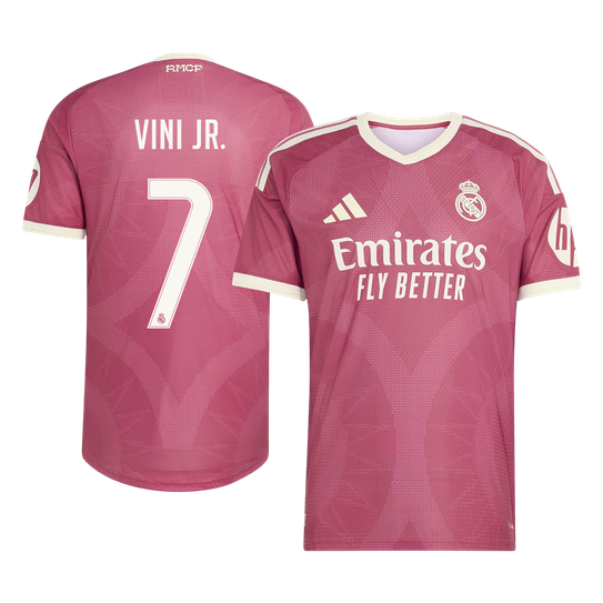 VINI JR. #7 Real Madrid Third Maillot 2026/27 Rose Joueur