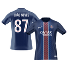 JOÃO NEVES #87 PSG Maillot Domicile 2025/26 Bleu marine - Super