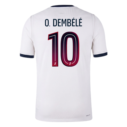 O. DEMBÉLÉ #10 PSG Extérieur Maillot 2026/27 Blanc Joueur